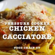 Pressure Cooker Chicken Cacciatore